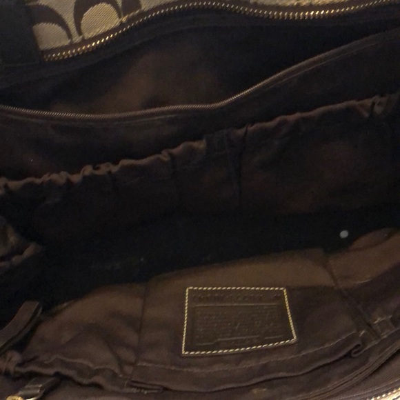 Coach baby bag